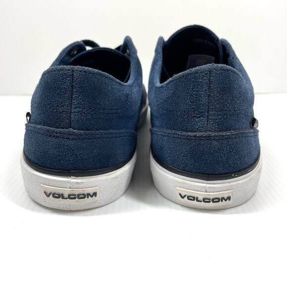 VOLCOM Leeds Blue Suede Skate Shoes Men's Size 8 Skater Sneakers Casual - Picture 8 of 14